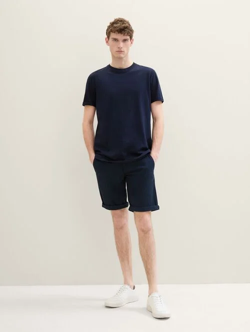 Tom Tailor Slim Chino Shorts Sky Captain Blue