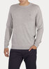 Wrangler Crewneck Knit Grey Mele - W8A02PX37