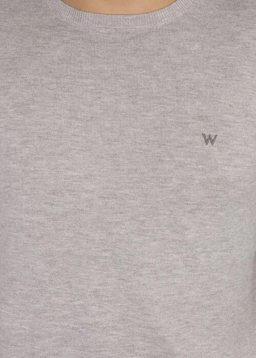 Wrangler Crewneck Knit Grey Mele