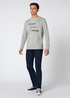 Wrangler Repeat Sweat Mid Grey Mel - W6A5HAX37