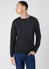 Wrangler Crewneck Knit Dark Grey Mel