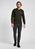 Lee Long Sleeve Med Wobbly Tee Olive Night - 112355592