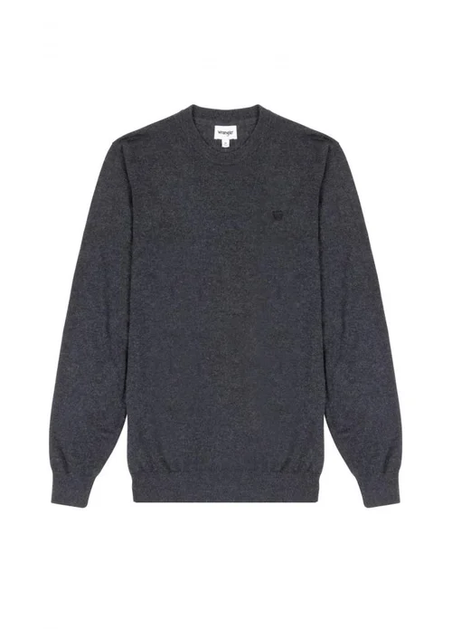 Wrangler Crewneck Knit Dark Grey Mel