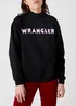 Wrangler High Neck Logo Black