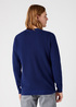 Wrangler Two Tone Crewneck Medieval Blue - W8C6RLX9I