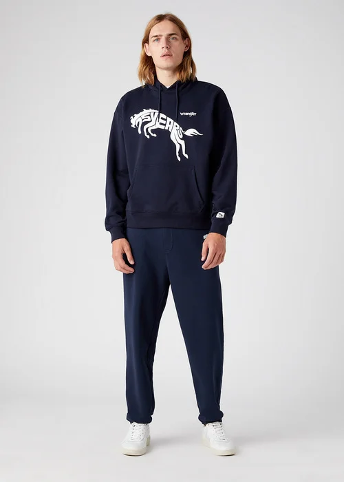 Wrangler 75th Anni Hoodie Dark Saphire