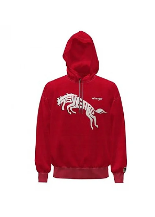 Wrangler 75th Anni Hoodie Chinese Red