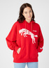 Wrangler 75th Anni Hoodie Chinese Red - W645HTXCJ