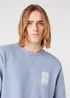 Wrangler Graphic Crew Stone Wash Blue