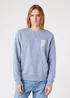 Wrangler Graphic Crew Stone Wash Blue