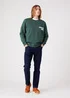 Wrangler Slogan Crew Sycamore Green