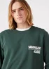 Wrangler Slogan Crew Sycamore Green