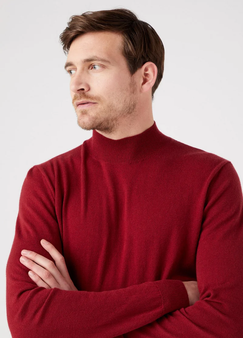 Wrangler Seasonal Knit Rhubarb Red