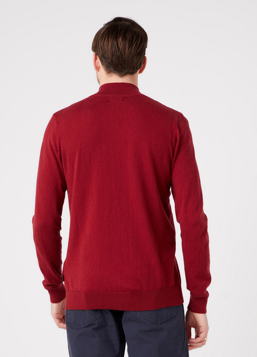 Wrangler Seasonal Knit Rhubarb Red - W8D12PXRO