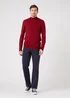 Wrangler Seasonal Knit Rhubarb Red
