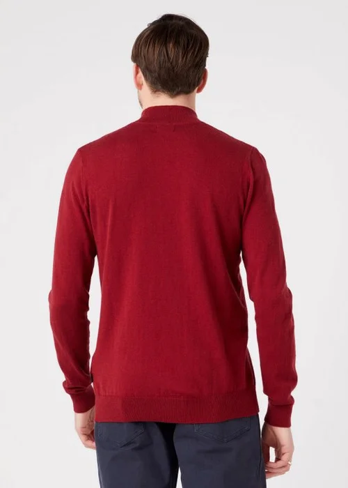 Wrangler Crewneck Knit Rhubarb Red