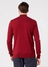 Wrangler Crewneck Knit Rhubarb Red
