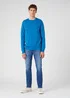 Wrangler Crewneck Knit Deep Water