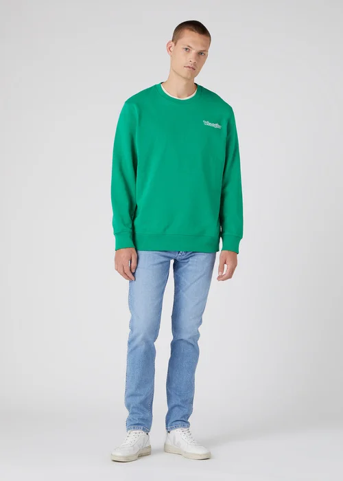 Wrangler Graphic Crew Leprechaun Green