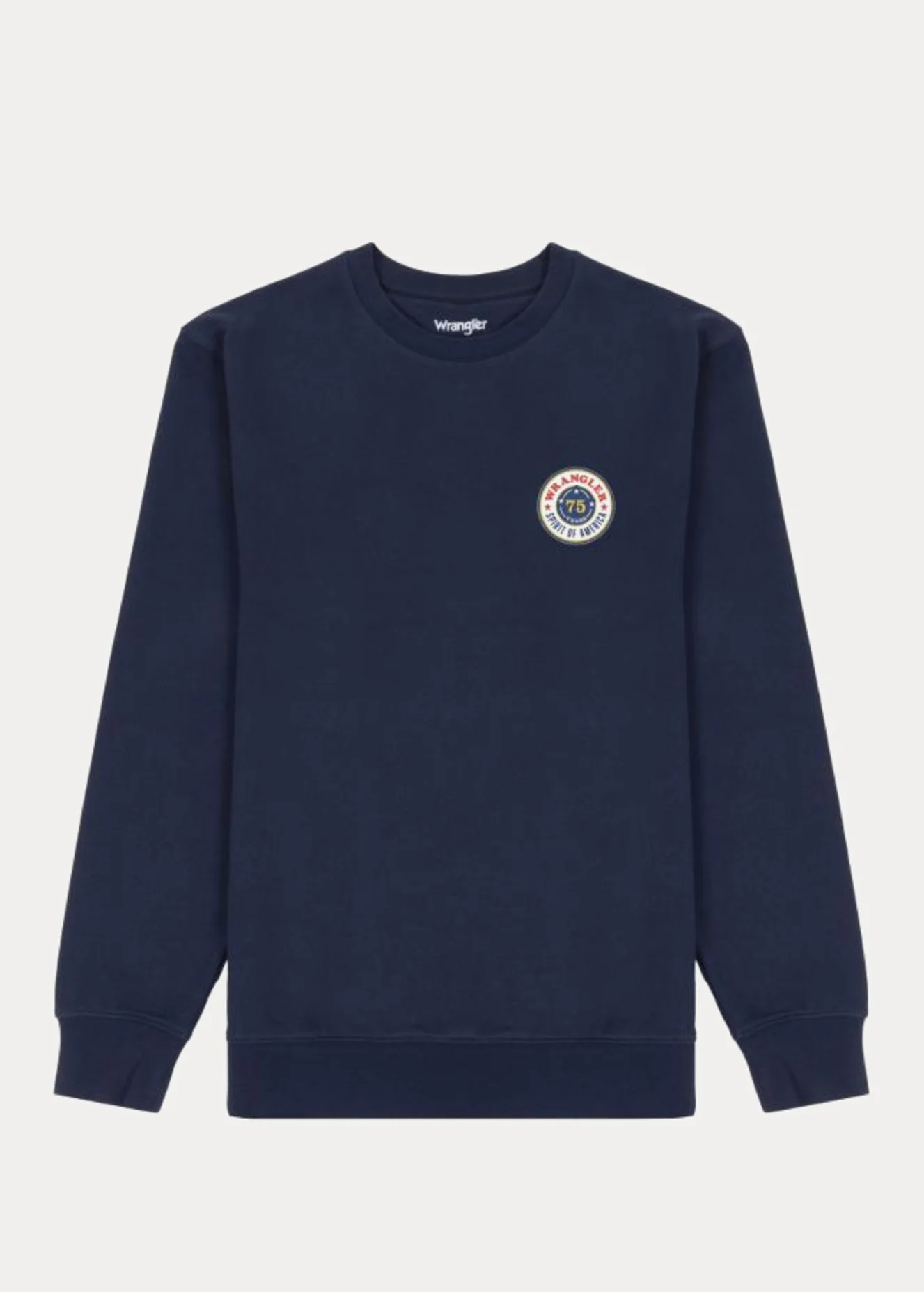 Wrangler Logo Crew Sweat Navy