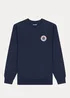 Wrangler Logo Crew Sweat Navy