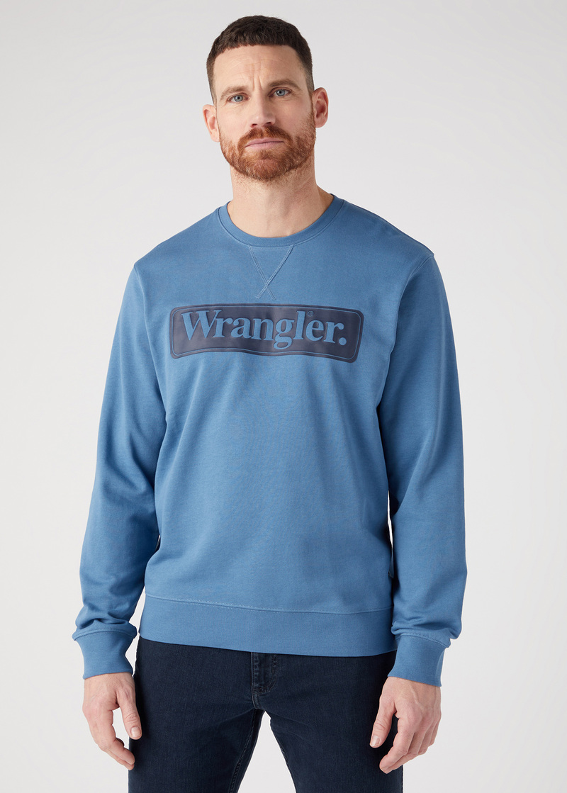 Wrangler Seasonal Crew Captains Blue - W6F3I384Z