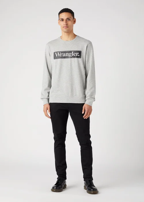 Wrangler Seasonal Crew Mid Grey Melee