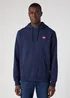 Wrangler Sign Off Hoodie Real Navy