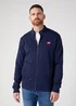 Wrangler Funnel Neck Zip Sws Real Navy