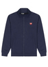 Wrangler Funnel Neck Zip Sws Real Navy - W663I3XW4