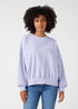 Wrangler Relaxed Sweatshirt Sweet Lavend - W628IQE13