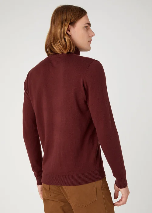 Wrangler Roll Neck Knit Dahlia