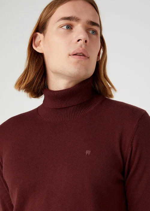 Wrangler Roll Neck Knit Dahlia