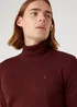 Wrangler Roll Neck Knit Dahlia
