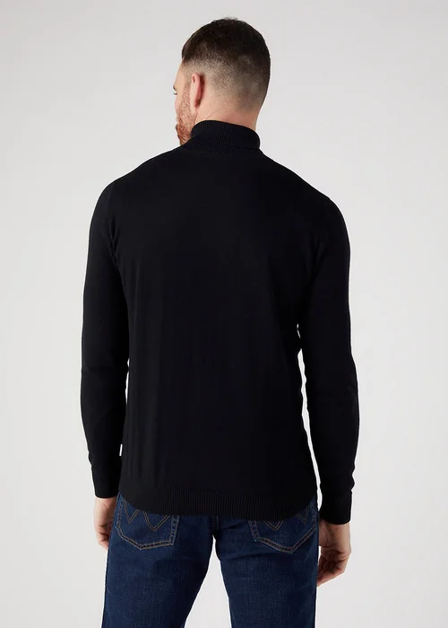 Wrangler Roll Neck Knit Black