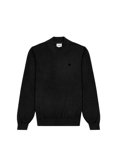 Wrangler Roll Neck Knit Black