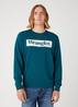 Wrangler Seasonal Crew Deep Teal Green - W6F3I3G03