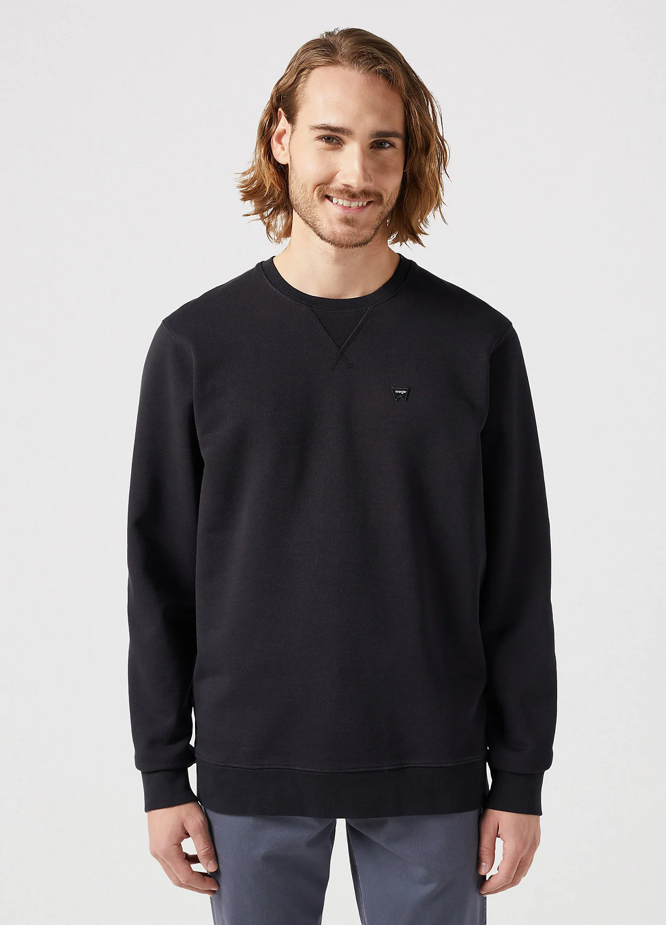 Wrangler Sign Off Crew Black