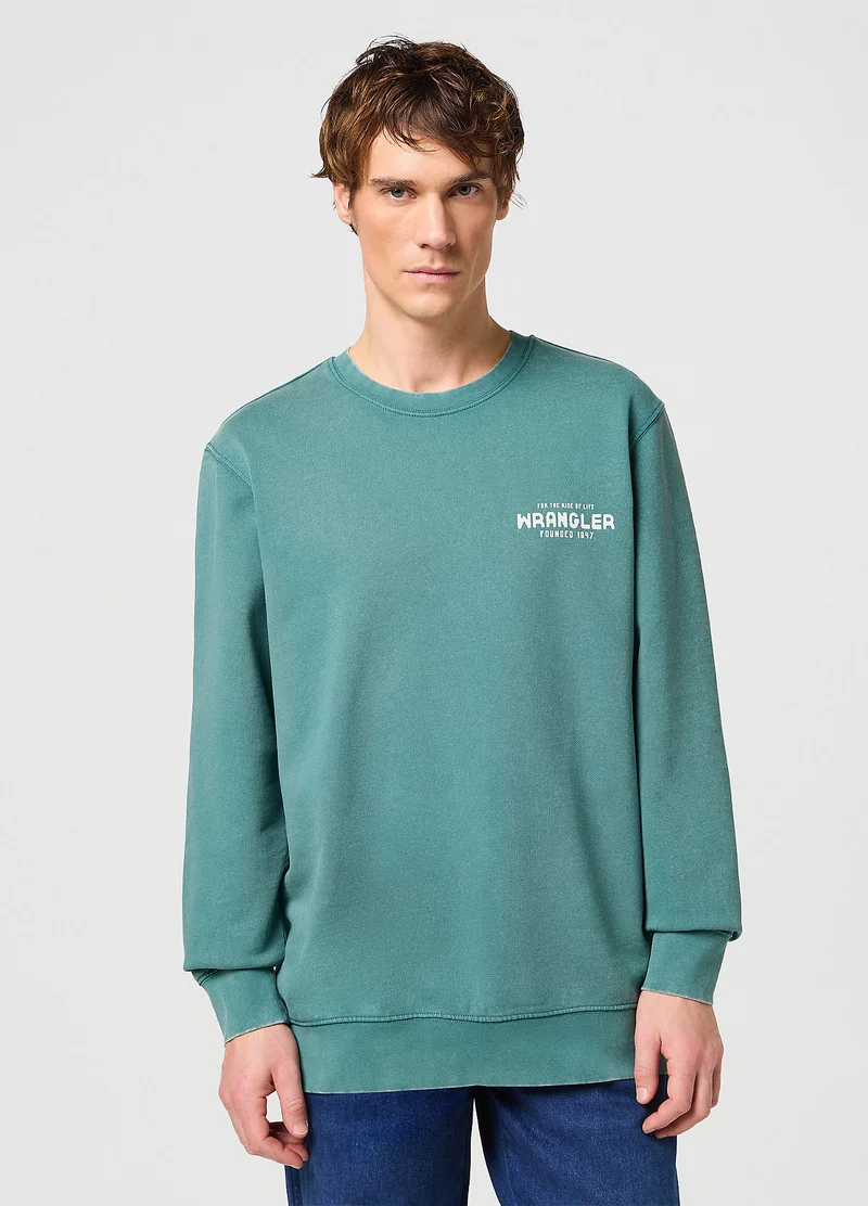 Wrangler Graphic Crew Sweat Hydro