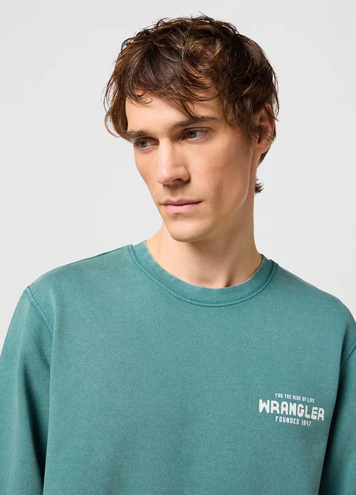 Wrangler Graphic Crew Sweat Hydro