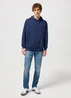 Wrangler Sign Off Hoodie Navy