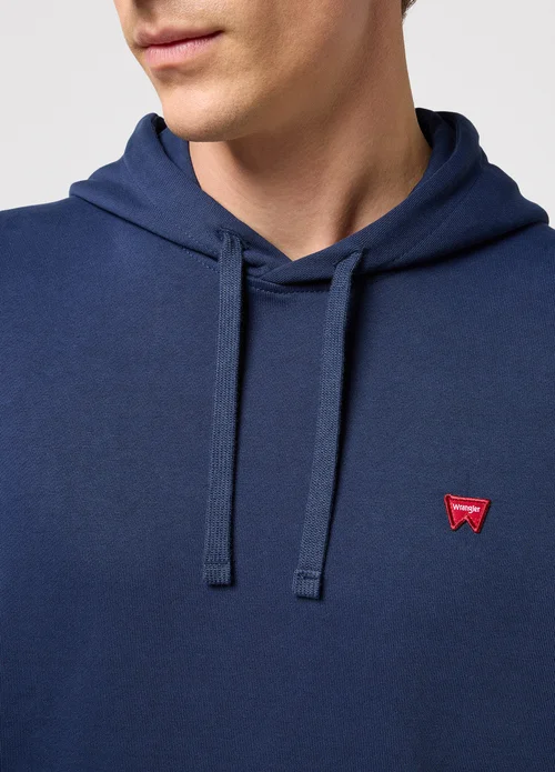 Wrangler Sign Off Hoodie Navy