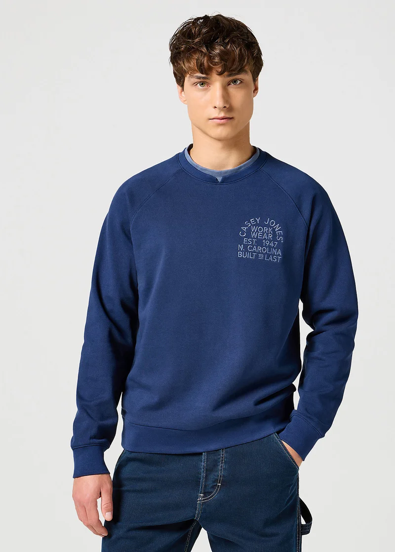 Wrangler Casey Jones Sweatshirt Navy