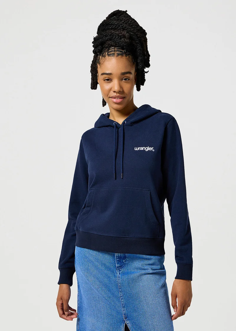 Wrangler Regular Hoodie Navy
