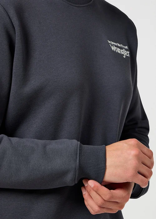 Wrangler Regular Sweat Faded Black