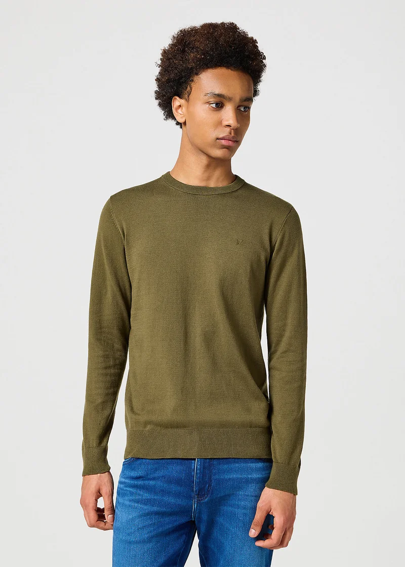 Wrangler Knit Sweater Ivy Green