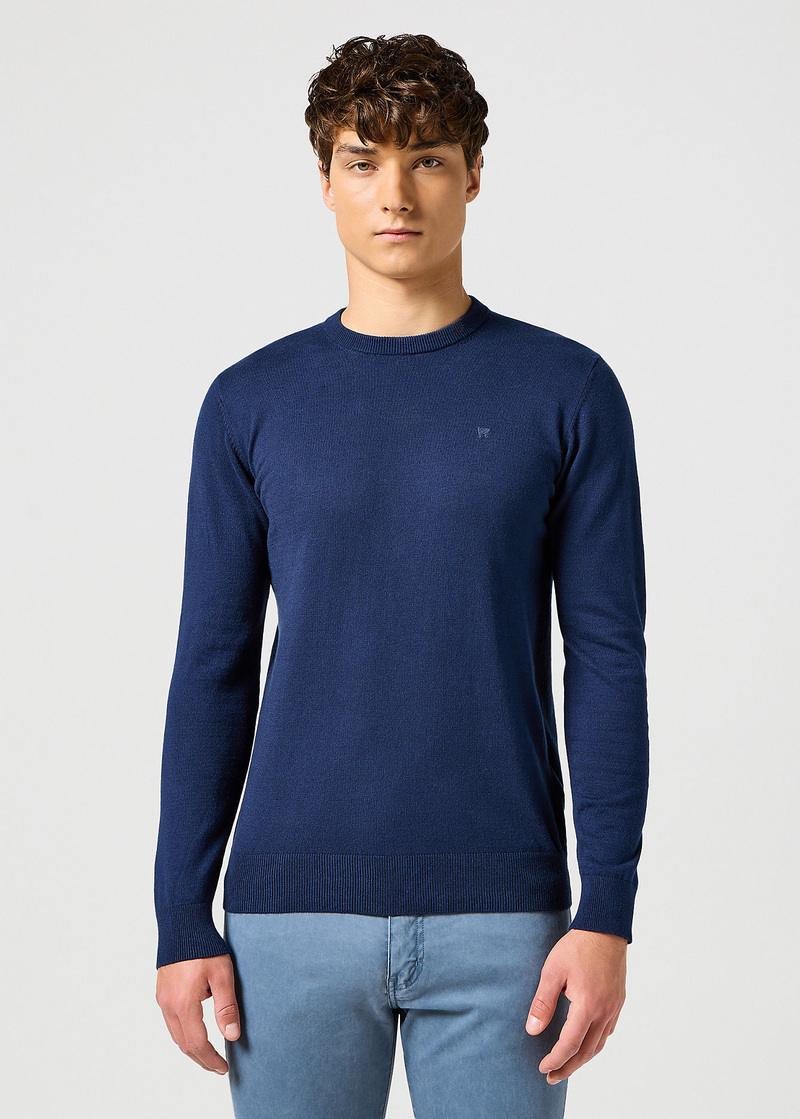 Wrangler Knit Sweater Navy - 112357427