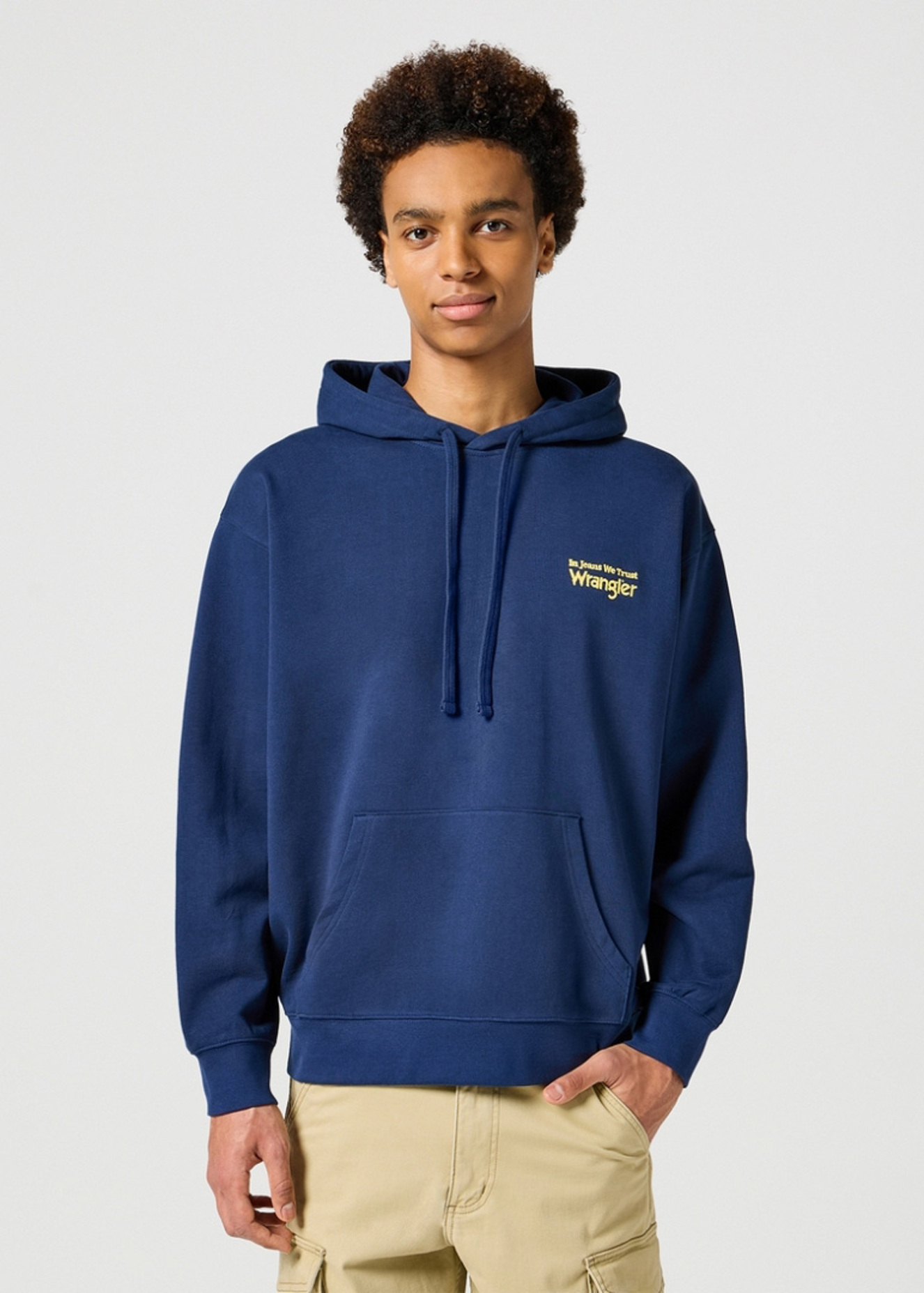 Wrangler Hoodie Navy - 112357369