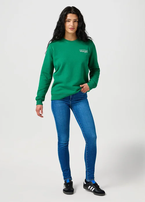 Wrangler Regular Sweat Verdant Green