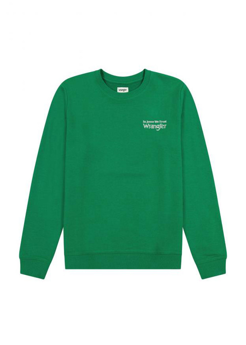 Wrangler Regular Sweat Verdant Green - 112356509